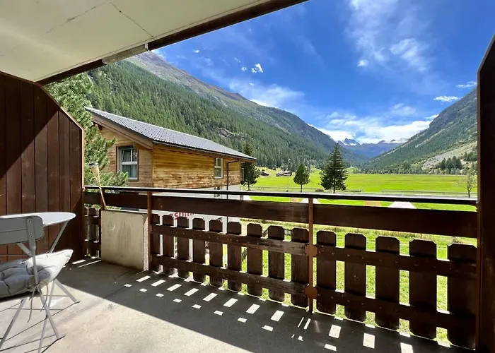 Panorama For 2 Near Zermatt With Parking! Апартаменты *