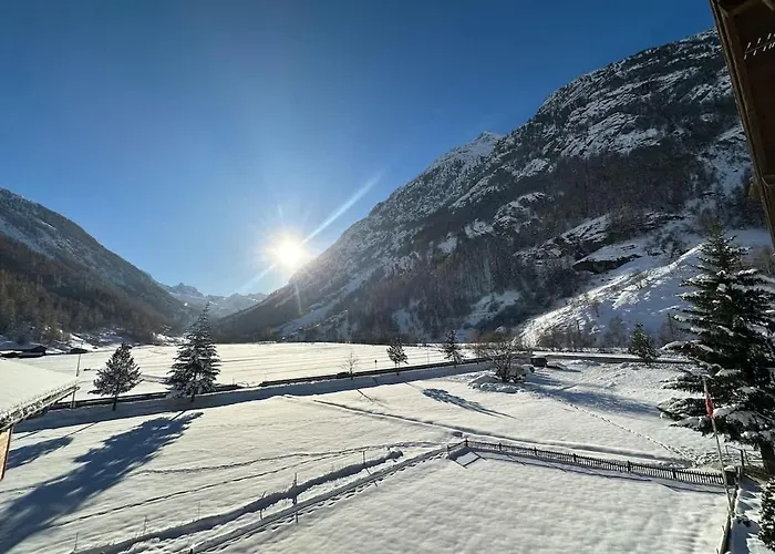 Lägenhet Panorama For 2 Near Zermatt With Parking! Täsch